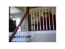 Stairwell, Treads, Spindles, Riser installation and finished