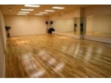 Dance floor-owner was told it would need to be sanded.  We came in and told her it just needed to be buffed and coated with a durable poly.