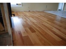 Installation of Prefinished plank