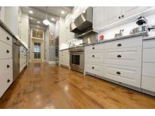 Gally Kitchen - 3/4" x 8" Hand Distressed Walnut